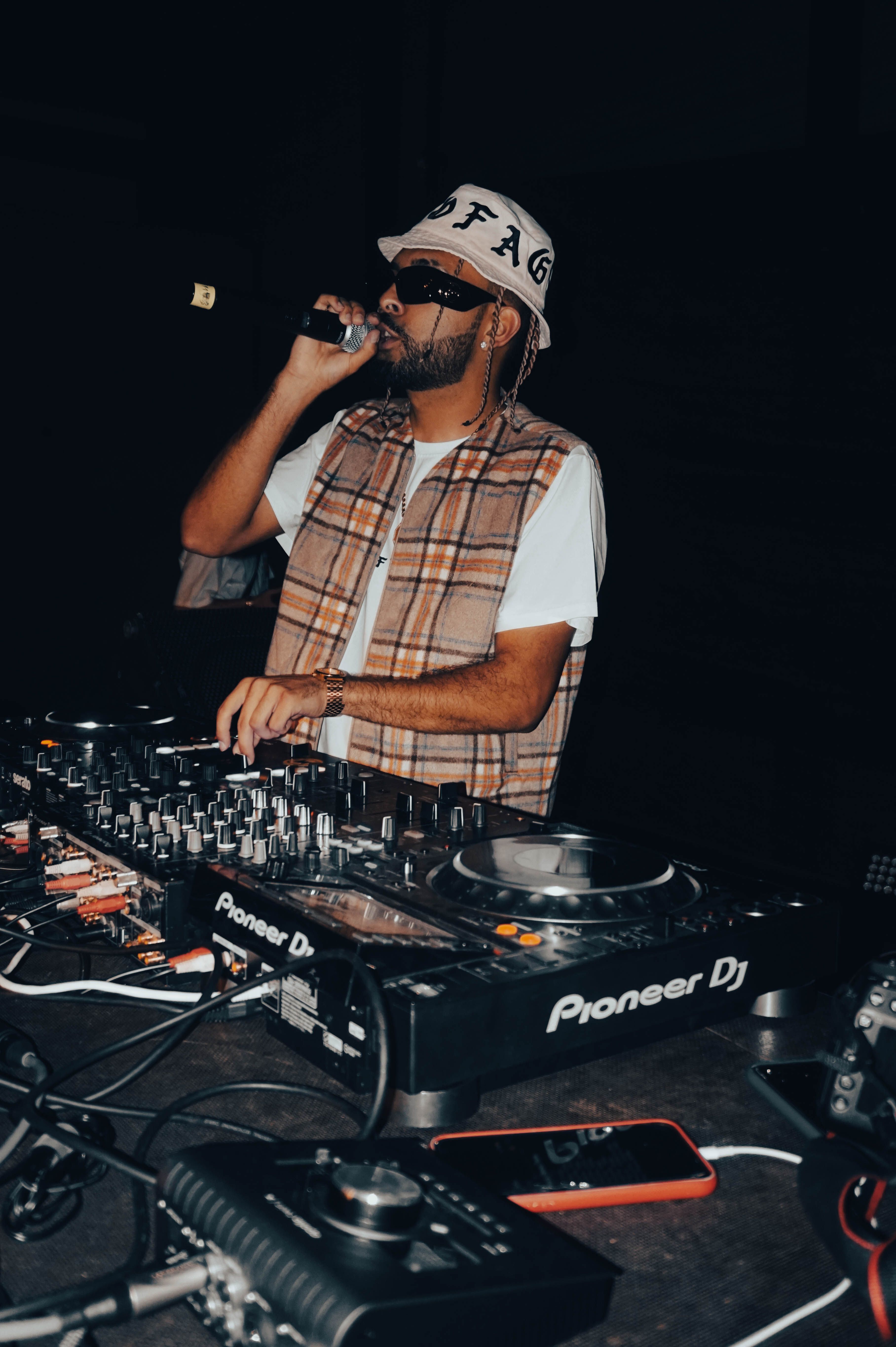 DJ Banxx performing at an event